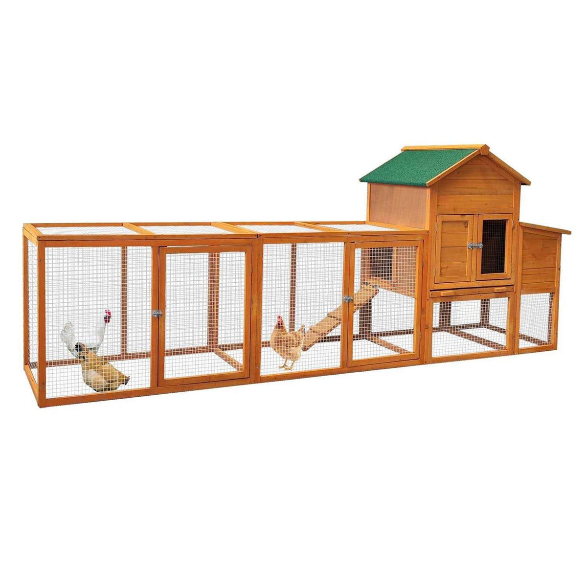 Chicken Coop with Nest Box and Removable Tray T239155