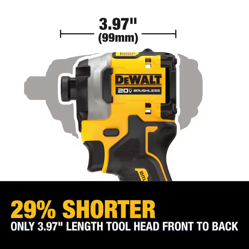 20V MAX Cordless Brushless Compact 1/4 in. Impact Driver X464