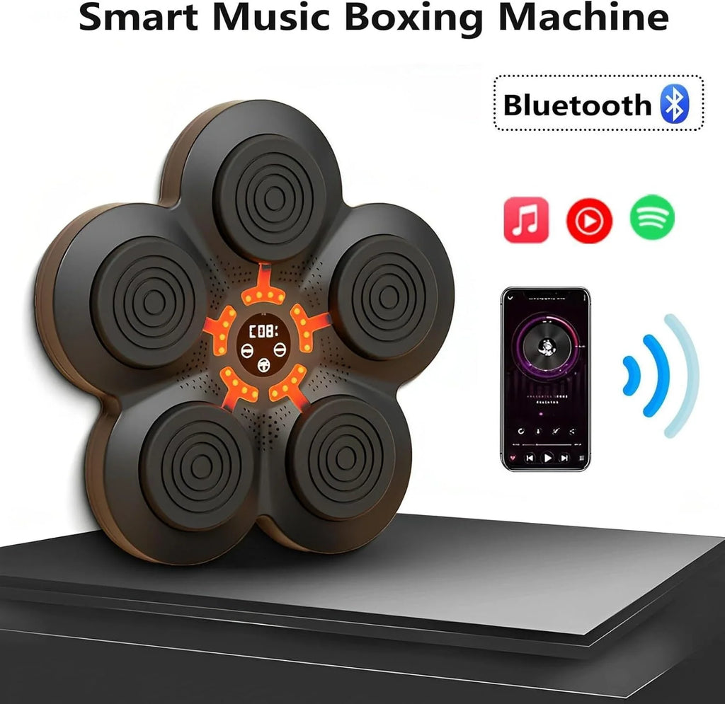 Wall Mounted Bluetooth Music Boxing Machine with Boxing Gloves Y952467