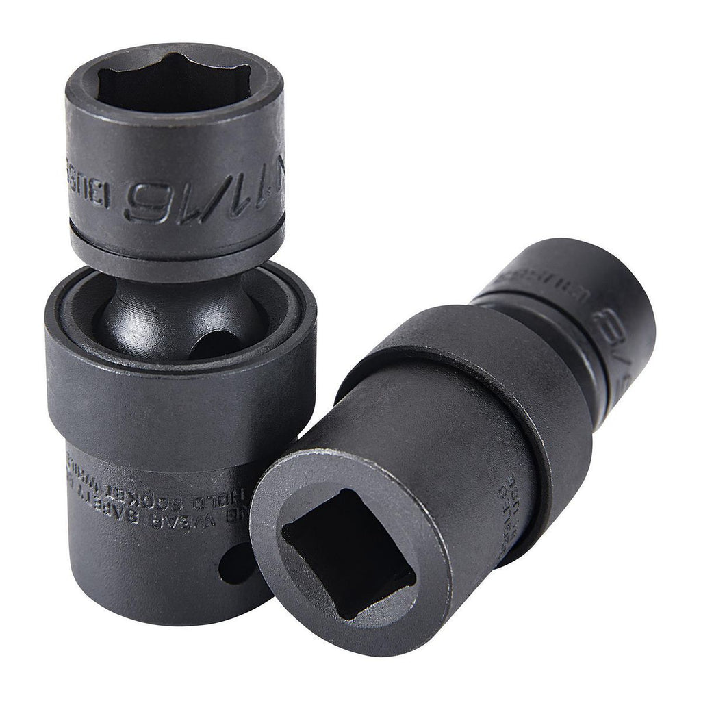 1/2 in. Drive SAE Impact Swivel Socket Set, 14-Piece J954898