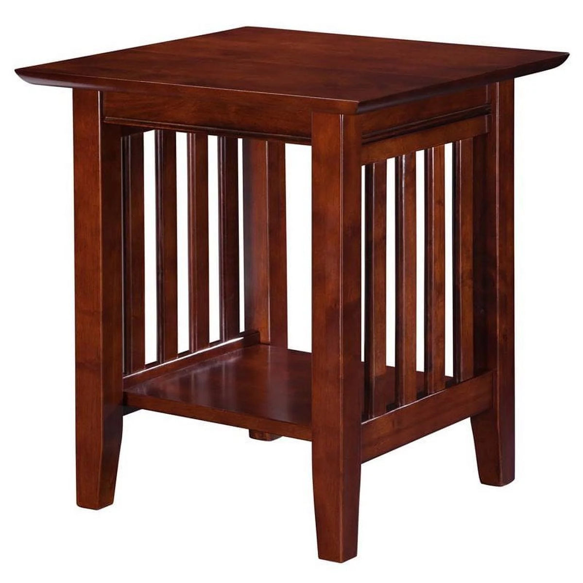 Solid Wood End Table in Walnut P812