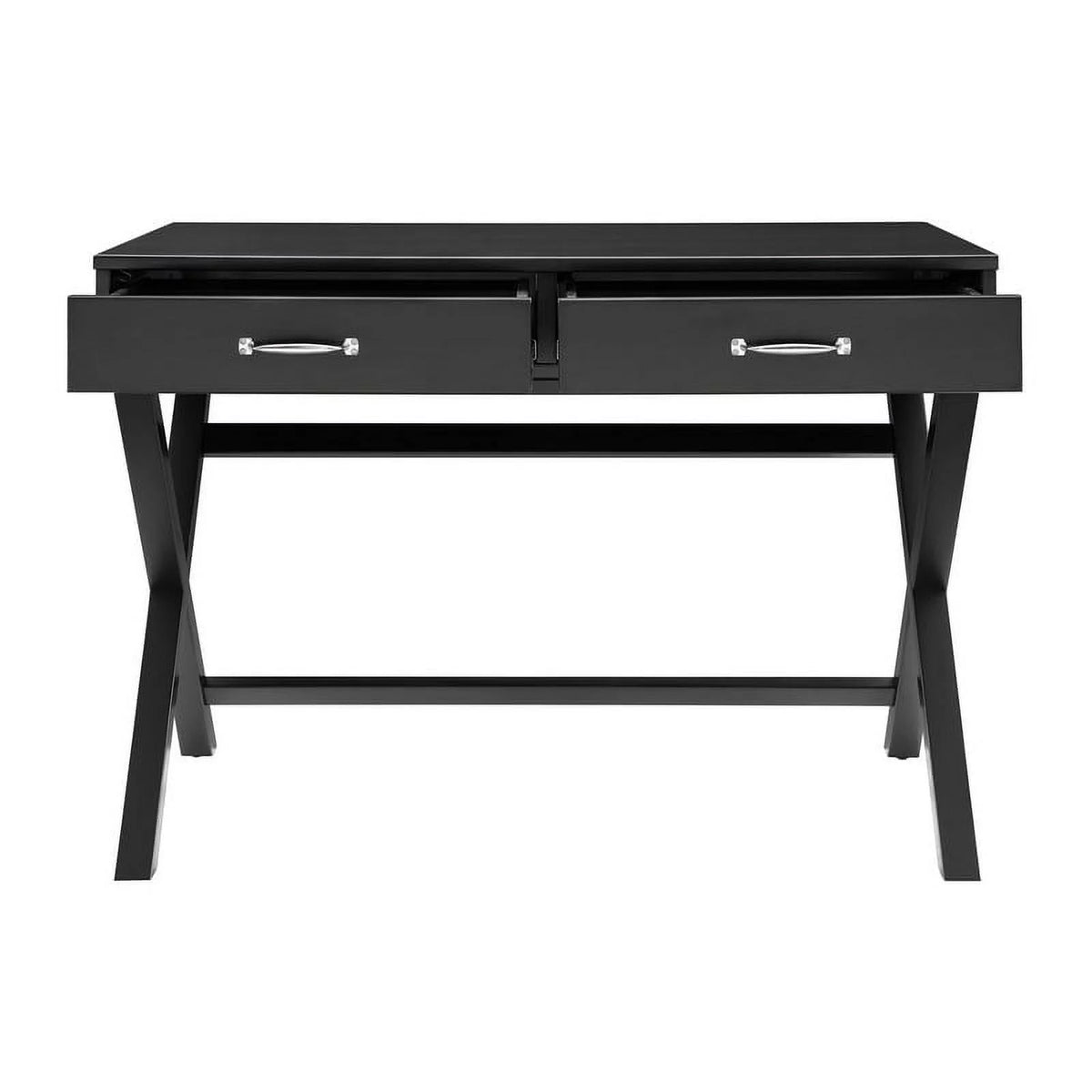 Black 2-Drawer Desk U3055