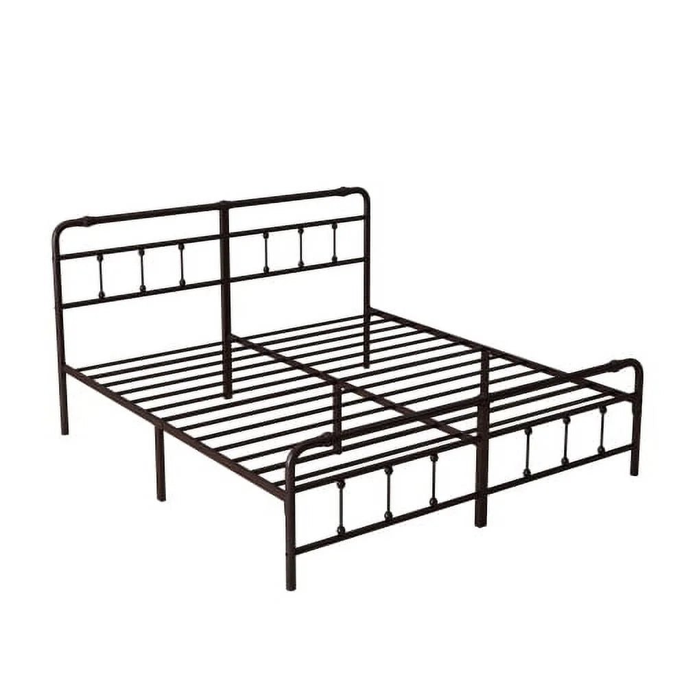 King Size Metal Platform Bed Frame O582485