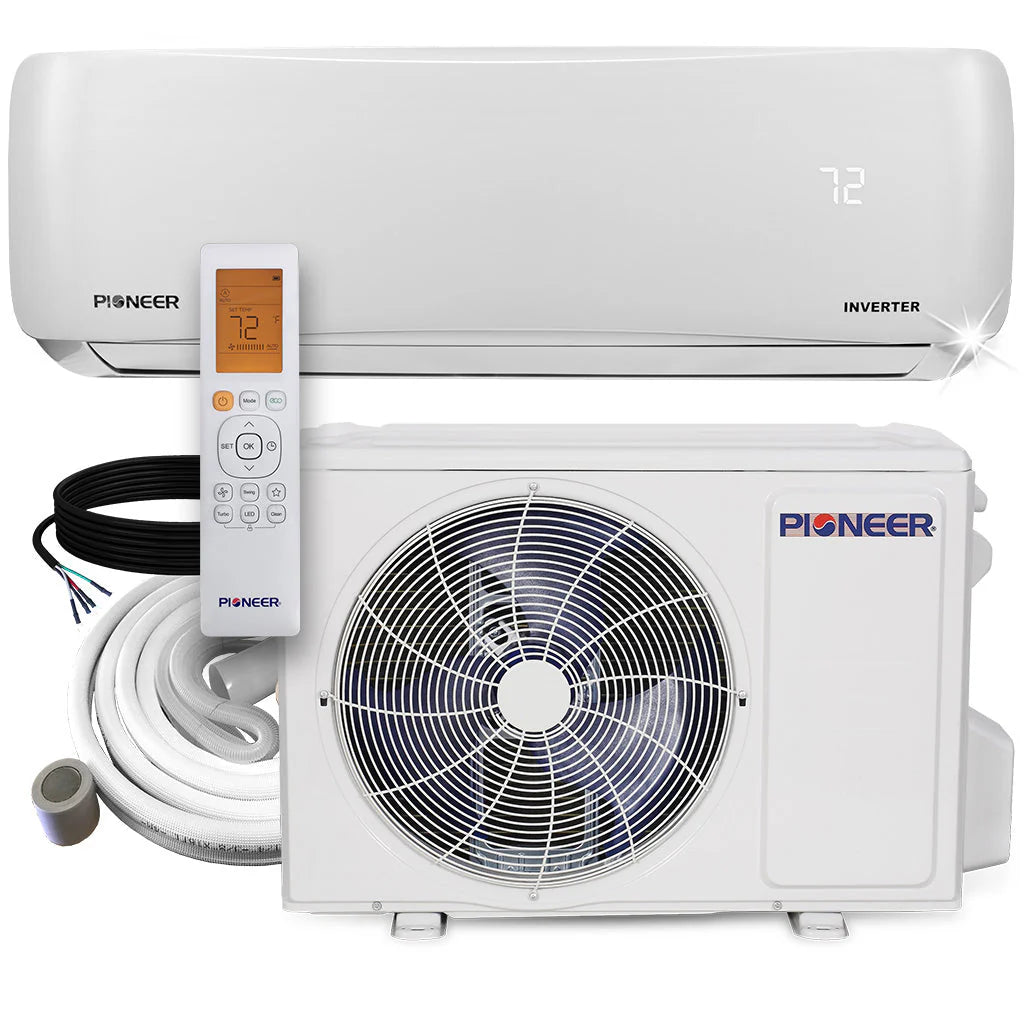 12,000 BTU 22 SEER 230V Ductless Mini-Split Inverter Air Conditioner Heat Pump System A8609