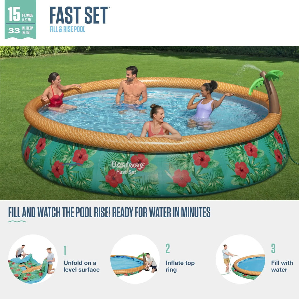 Round Inflatable Pool Set O675