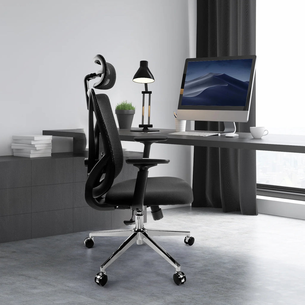 Black Ergonomic High Back Office Chair with Lumbar Support P3706