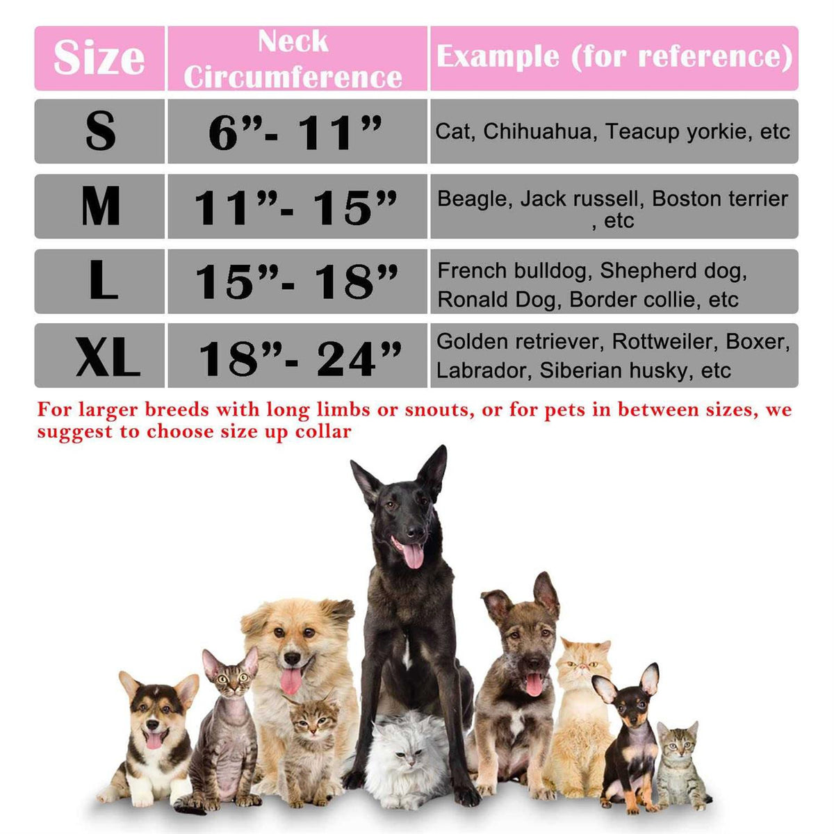 Inflatable Soft Dog Collar Adjustable R180