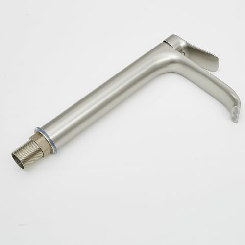 Brushed Nickel Single Handle Waterfall Vessel Sink Faucet N944