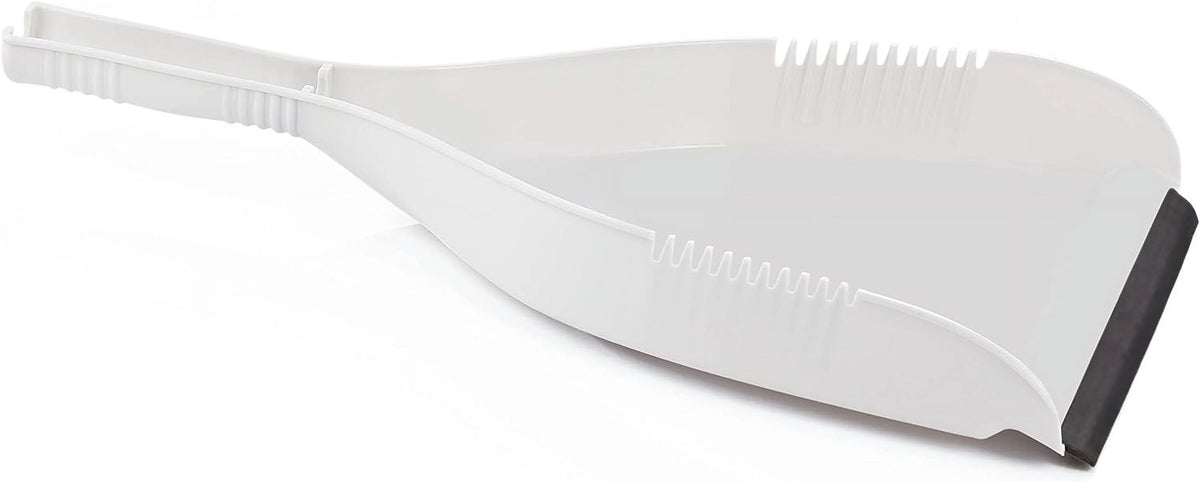 Heavy Duty Plastic Dustpan with Rubber Edge B8996