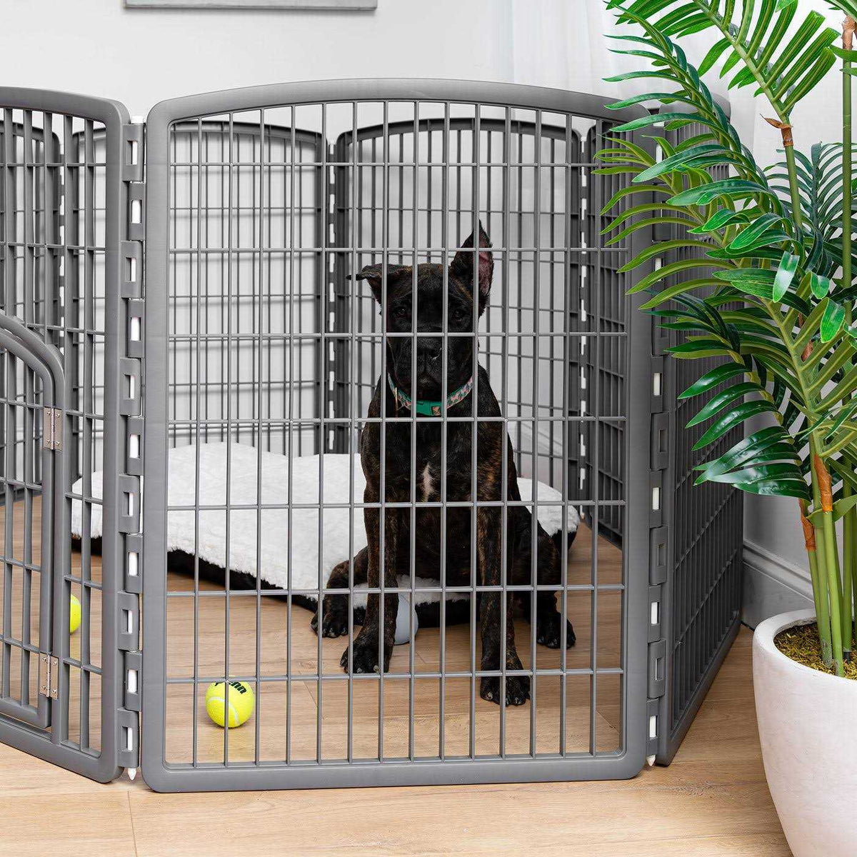 8-Panel Pet Playpen with Door F873202