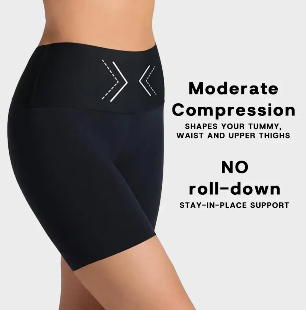 High-Waist Tummy Control Shaper Shorts F9367