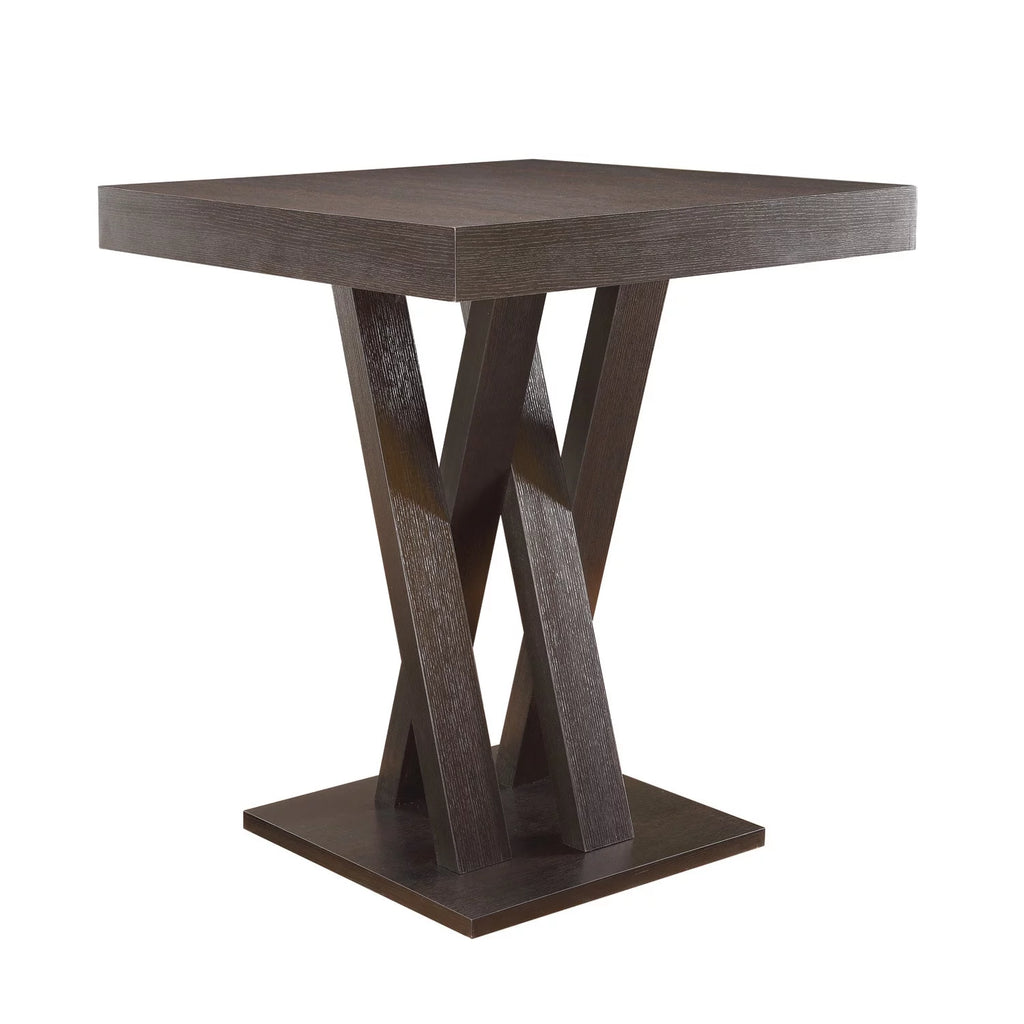Cappuccino Square Counter Height Table L971917