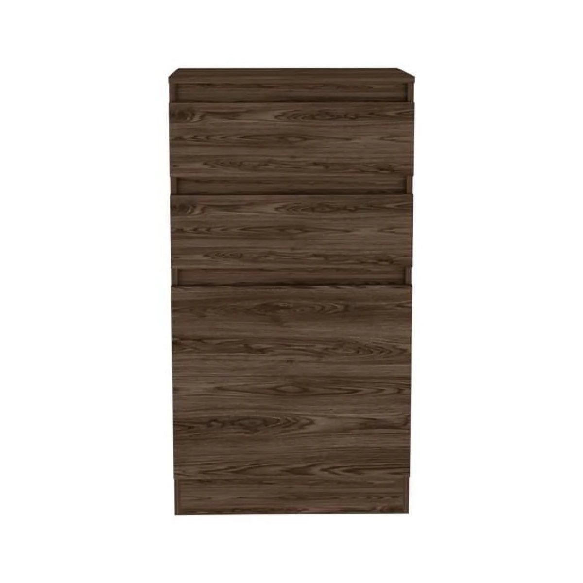 Dark Walnut Manufactured Wood 2 Drawer Chest V163522