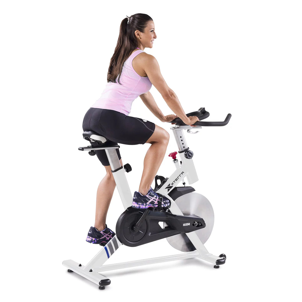 Indoor Cycling Exercise Bike with 48.5 lb Flywheel R1350